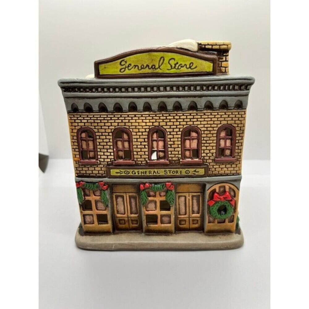 Lefton Christmas lighted village - general store